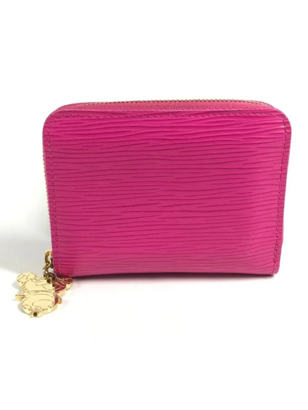 Louis Vuitton Coin Case LV TM Zippy Purse Epi Leather Pink
